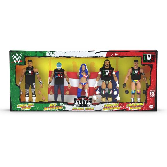 LWO Elite 5 Pack Rey Mysterio Santos Escobar Zelina Vega Cruz Del Toro & - Picture 3 of 5